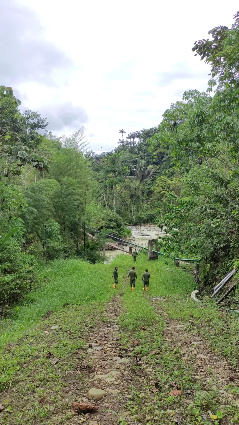Field record — Pre-feasibility, feasibility and final design of the Lelia River intake — Toachi Complex