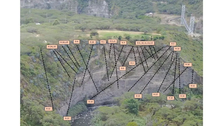 Field record — Hydraulic scour and slope stabilisation of the San Pedro River — Quito–Papallacta aqueduct crossing